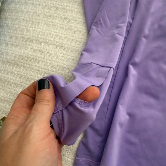 Large Athleta Purple Long-Sleeve T-Shirt - Picture 5 of 8